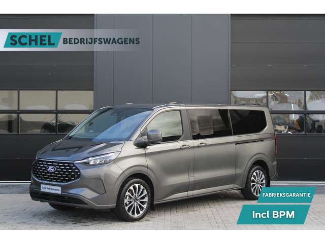 Ford Transit Custom Tourneo 340 2.5 PHEV L2H1 Titanium X 232pk - ACC - Pano - B&O - Elek. schuifdeuren - 360 camera - Elek- Trekhaak - Excl BTW - Rijklaar
