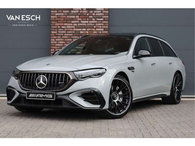 Mercedes-Benz E-klasse Estate AMG 53 4MATIC+ | 585pk | MBUX Hyperscreen | Achterasbesturing | Distronic | Memory | Burmester | Digital Light | Trekhaak | Surround Camera | Verwarmd Stuurwiel | AMG-Nightpakket | Augmented Reality |