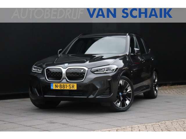 BMW iX3 M- SPORT PAKKET 80 kWh | SOH 99% | LEDER | STOELVERW. | MEMORY | H&K | PANO | TREKHAAK | 360° CAMERA | CRUISE | NAVI |