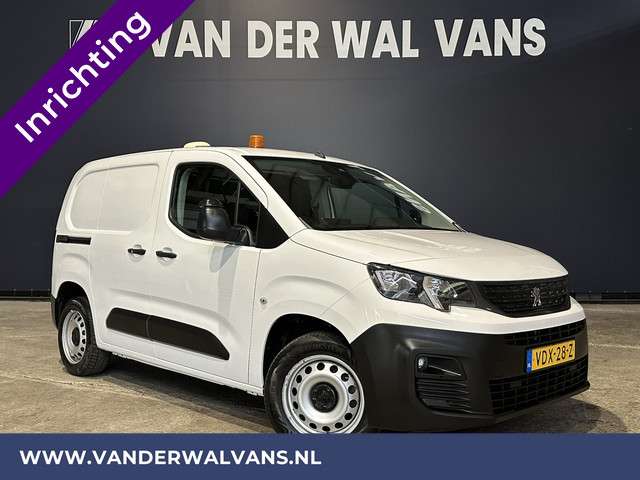 Peugeot Partner 1.5 bluehdi 102pk l1h1 inrichting euro6 airco | apple carplay | cruisecontrol parkeersensoren, android auto, zijdeur foto 2