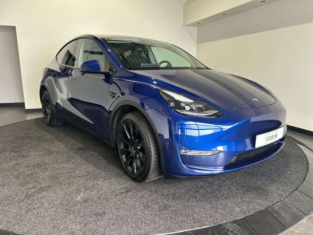 Tesla Model Y Long Range AWD 75 kWh | 20" Zwarte Turbine Velgen | Panoramadak | Incl BTW | Soh (batterijcheck) 90,6 % score!