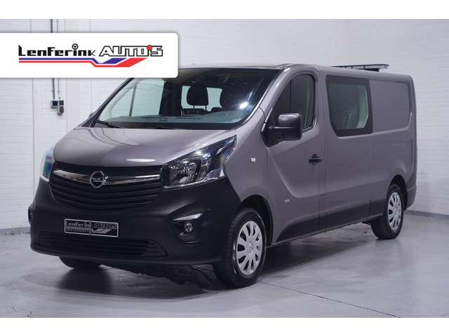 Opel Vivaro 1.6 cdti 120 pk l2 dubbel cabine airco trekhaak, apple carplay, cruise control, 6-zits foto 23
