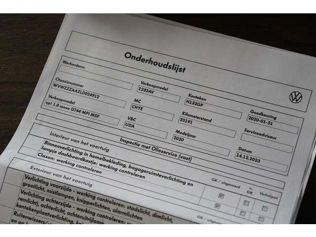 Volkswagen UP 2020 Benzine