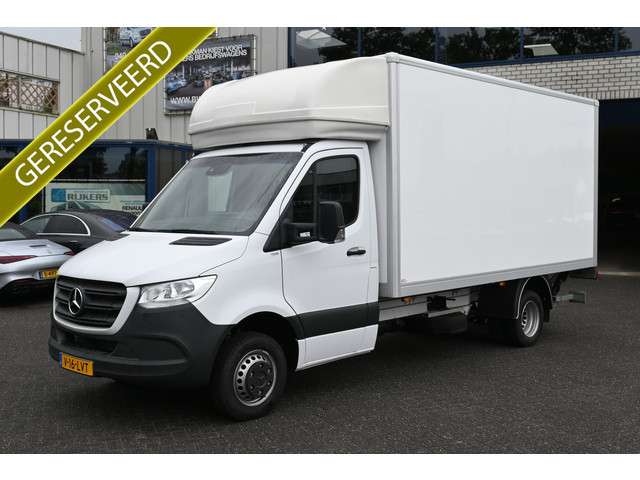 Mercedes-Benz Sprinter 515 cdi l3 bakwagen met dhollandia klep mbux, spiegelbak meubelbak met laadklep en zijdeur foto 21