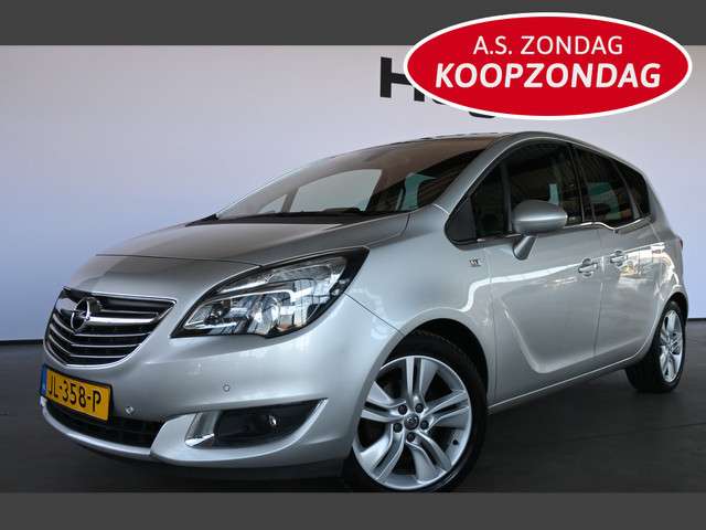 Opel Meriva 1.4 Turbo Blitz Navigatie Leder Stoelverwarming Trekhaak Rijklaarprijs Inruil Mogelijk!