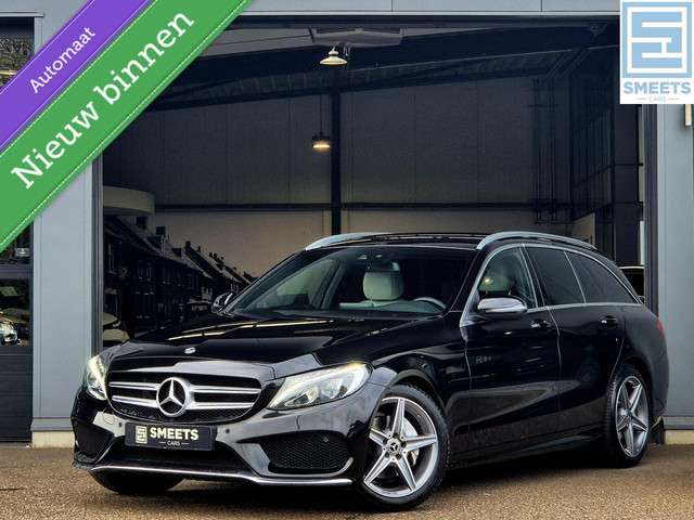 Mercedes C-klasse Estate 180 AMG-Line Automaat |Leer|Mooi!