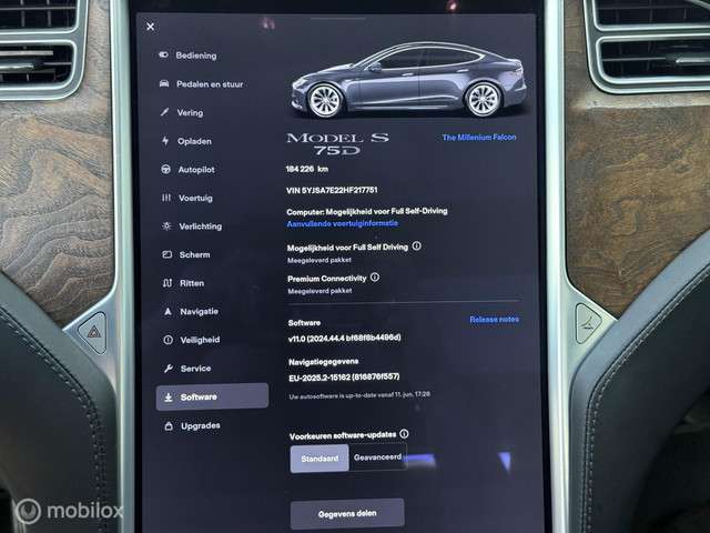 Tesla Model S 2017 Electrisch