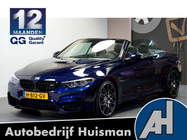 Bmw M4 4-serie cabrio  competition 353kw/480pk dct7 nl-auto! head-up + clima + cruise + volledig akrapovic + stoel-&stuurverwarming + full xpell + active led koplampen + harman/kardon + merino leder + camera + alarm + el.cabriokap + parksensoren + 20" lm-velgen!! foto 14