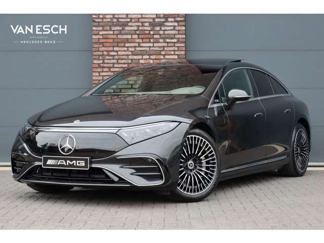 Mercedes-Benz EQS 450+ AMG Line 108 kWh | ex. BTW €55.000,- | Hyperscreen | Achterasbesturing | Airmatic | Distronic+ | Massage | Burmester | Digital Light | HUD | Stoelventilatie | Verwarmd Stuurwiel |