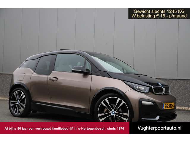 BMW i3 S Executive 120Ah 42 kWh/184pk/Sunroof/Lodge int./W-pomp/3-fase/20"