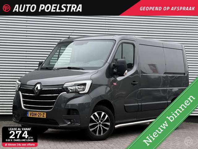 Renault Master T33 2.3 dCi 135 PK L1H1 Camera Navigatie Airco 3-Persoons Trekhaak 17" LMV