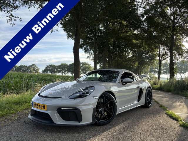 Porsche 718 GT4 4.0 | Clubsport | Handgeschakeld | 420pk | Sport Chrono | PDLS+ | PVTS Plus | PTV  01-2020 43.383 KM
