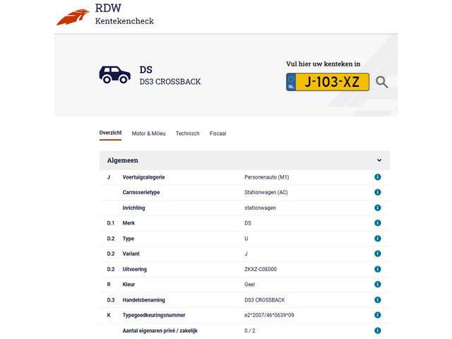 Citroen DS 3 2020 Electrisch