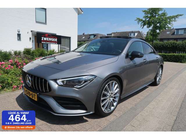 Mercedes-Benz CLA-Klasse mercedes cla-klasse 250 amg-night 225pk panoramadak|sfeerverlichting|widescreen|360camera|burmester|dealer onderhouden foto 6