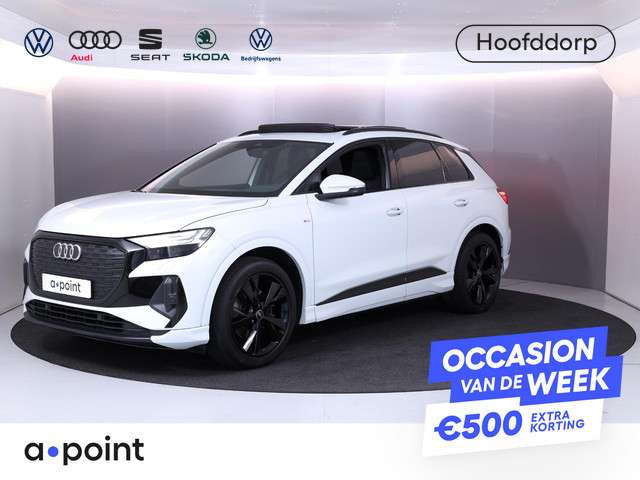 Audi Q4 e-tron 35 Launch edition S Competition 55 kWh 170pk | Panoramadak | Elektrisch verstelbare voorstoelen | Warmtepomp | Navigatie | Matrix LED |20'LM-velgen|