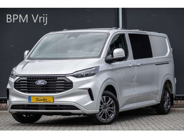 Ford Transit l2h1 dubbel cabine 2.0tdci 170pk aut. | limited | achteruitrijcamera | 2xschuifdeur | trekhaak | 17'' | moondust zilver foto 15