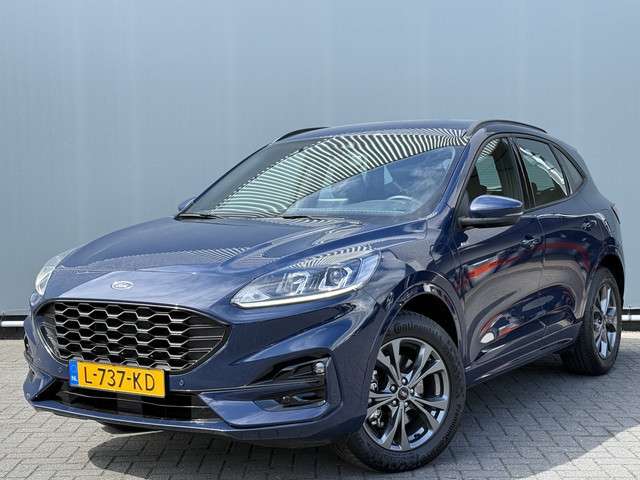 Ford Kuga bwj 2021 2.5 225 pk phev st-line st line / camera/ clima / cruise / navi / bluetooth / pdc v+a / isofix / multifunct. stuur plug-in hybride foto 14