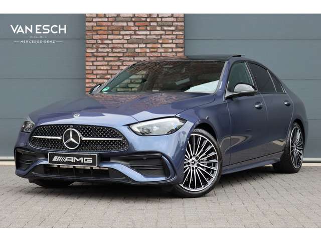 Mercedes-Benz C-klasse 220 d AMG Line | Panoramadak | Surround Camera | Memory | Digital Light | Advanced Sound System | HUD | Keyless Go | Verwarmd Stuurwiel | Augmented Reality |