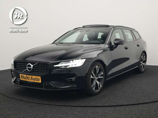 Volvo V60 B4 R-Design Automaat 198pk | Panodak | Adaptive Cruise | Camera | Lederen Sportstoelen Memory & Verwarmd | Pilot Assist | Blis | Navigatie | Stuurverwarming  | Virtual | DAB |