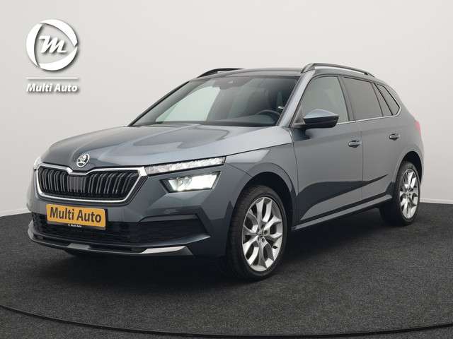 ŠKODA Kamiq 1.0 TSI Sport Business 110pk DSG | Panodak | RS Sportstoelen Verwarmd | Trekhaak Afn. | Chrystal LED |  Camera | Apple Carplay | 18"L.M | Keyless | Virtual | LED |