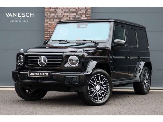 Mercedes-Benz G-klasse 580 EQ Exclusive AMG Line 116 kWh | Techniekpakket | Winterpakket | Distronic | Burmester | Keyless Go | Schuifdak | Verwarmd Stuurwiel | Exclusief Leder |