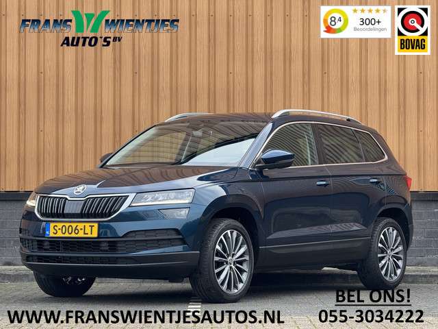 ŠKODA Karoq 1.5 TSI ACT Style | Automaat! | Apple Carplay | Android Auto | Camera | Navigatie | Stoelverwarming | Elektrische Achterklep | DAB | Adaptieve Cruise Control | Sfeerverlichting |