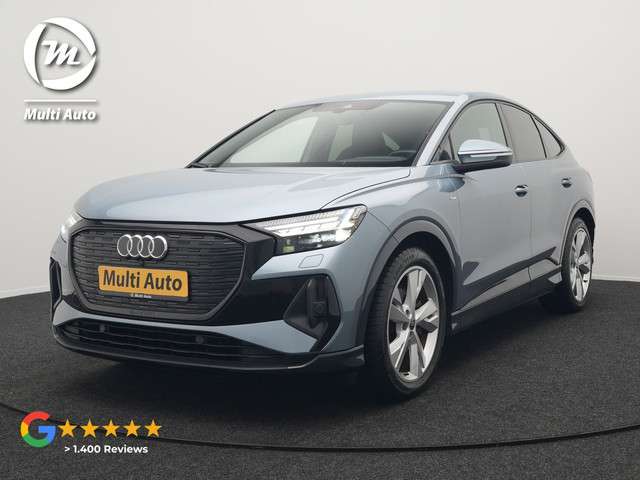 Audi Q4 e-tron 40 S Line 77 kWh 204pk | Adaptive Cruise | Valcona Lederen Sportstoelen Verwarmd | 20"L.M | Apple Carplay | Keyless | Blis | Camera | Virtual | Navigatie | DAB |