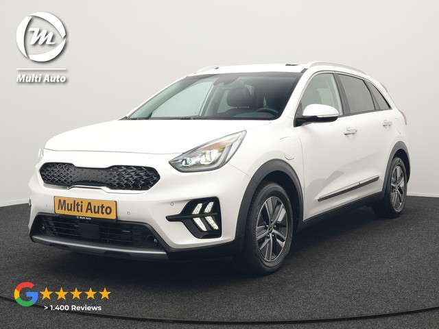 Kia Niro 1.6 GDi DynamicLine Plug In Hybrid 142pk Dealer O.H PHEV | Trekhaak Afneembaar | Schuif/Kanteldak | Lederen Sportstoelen Memory & Ventilatie | Adaptive Cruise | Stoelen & Stuur Verwarmd | JBL Sound | Apple Carplay | Virtual | Blis | Navigatie 