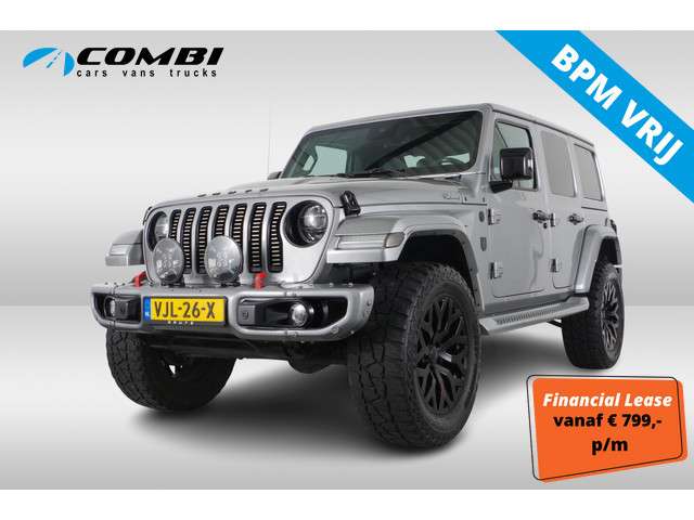 Jeep Wrangler unlimited 2.2d brute richmond > *custom built* | removable hardtop | 4x4 | grijs kenteken | 22inch high gloss black... foto 2