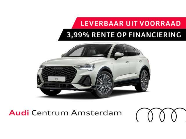 Audi Q3 Sportback 35 TFSI S Edition Competition | Zakelijke financiering 3,99% | Adaptive cruise control | Sonos premium 3d sound | Optiekpakket zwart plus | Ambient verlichting | Keyless |