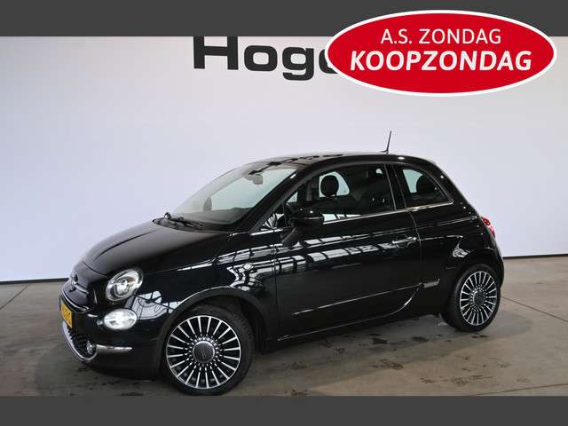 Fiat 500 0.9 TwinAir Turbo Lounge Automaat Carplay Stoelverwarming Schuifdak Inruil Mogelijk! KLAAR