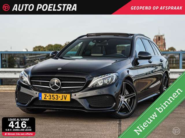 Mercedes-Benz C-klasse Estate 250 211 PK AMG Panoramadak Distronic Plus Active Lane Keeping Assist Night Edition