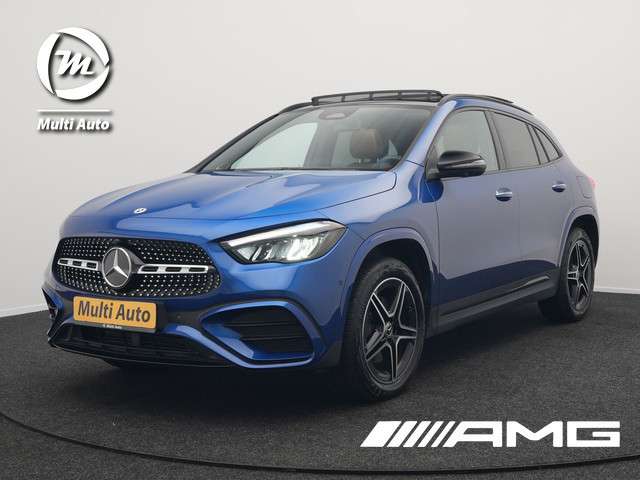 Mercedes-Benz GLA-klasse 250 e AMG Line Plug In Hybrid Facelift Night 218pk PHEV | Panodak | Adaptive Cruise | Burmester | 360 Camera | Alcantara Sportstoelen | Widescreen Navi | Keyless | Sfeerverlichting |