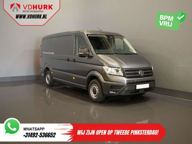 Volkswagen Crafter 35 2.0 tdi 140 pk aut. l3h2 2x schuifdeur/ led/ virtual cockpit/ gev.stoel/ 270gr.deuren/ carplay/ navi/ trekhaak/ camera/ cruise foto 16