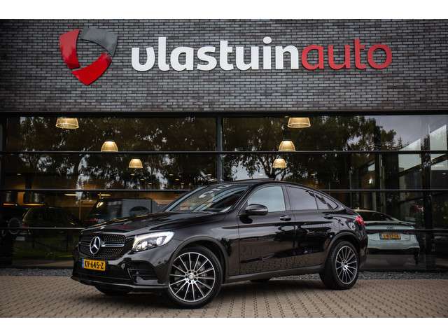 Mercedes-Benz GLC-klasse Coupé 250 4MATIC Prestige , AMG-styling, 360° camera, Burmester, schuif/kanteldak, Zwart/rood leder,