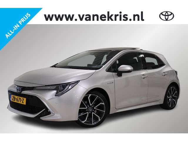 Toyota Corolla 1.8 Hybrid Executive, Pano/schuifkanteldak, Trekhaak,  Apple Carplay/Android Auto, 18" inch, Sportstoelen, Stoelverwarming!