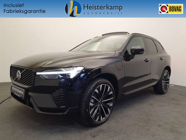 Volvo XC60 2.0 T6 Plug-in hybrid AWD Ultra Dark €78.942,- nieuw, Wegklapbare trekhaak, Panoramadak, Harman/Kardon