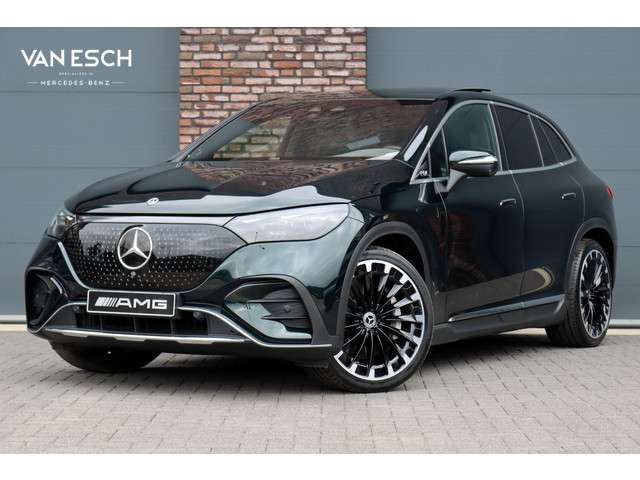 Mercedes-Benz EQE SUV 350 4MATIC AMG Line 91 kWh | ex BTW €65.600,- | Hyperscreen | Airmatic | Achterasbesturing | Distronic+ | Memory | Stoelventilatie | HUD | Burmester | Digital Light | Panoramadak | Surround Camera |