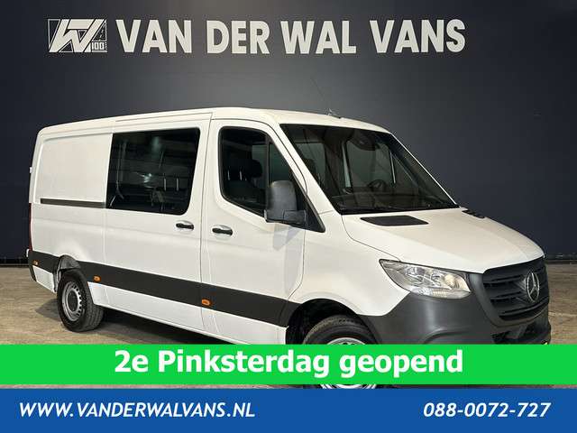 Mercedes-Benz Sprinter 314 cdi 143pk 3500kg trekhaak l2h1 dubbele cabine euro6 airco | camera | navigatie | 5-zits cruisecontrol foto 2