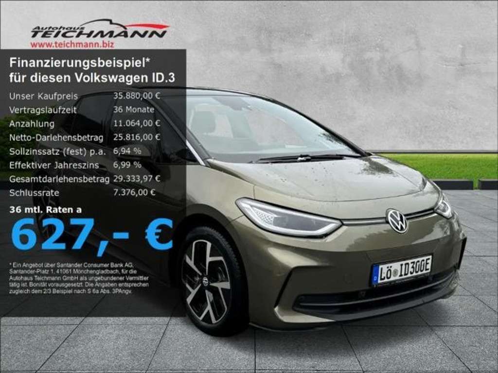 Volkswagen ID.3 2023 Elektrisch