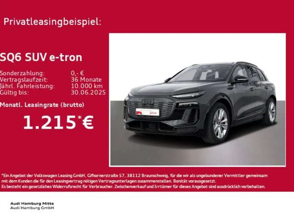 Audi SQ6 e-tron 2025 Elektrisch