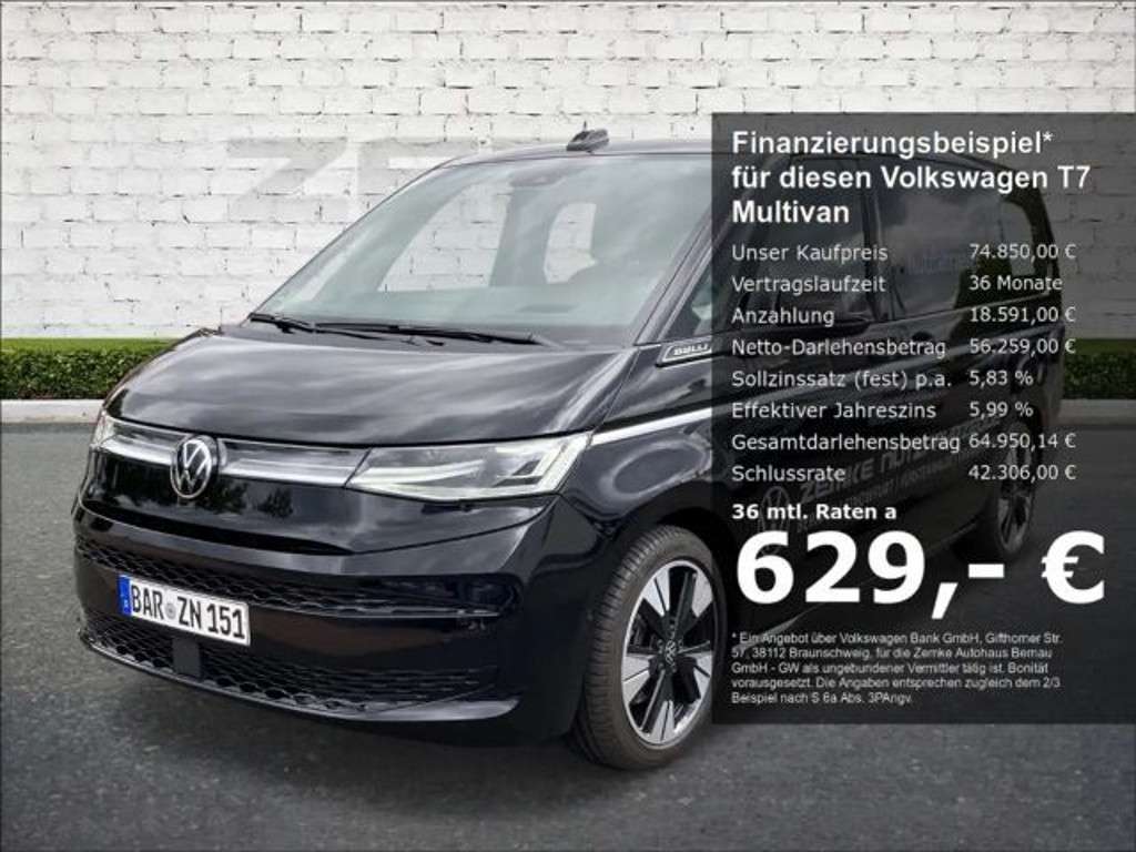 Volkswagen Multivan 2024 Benzine