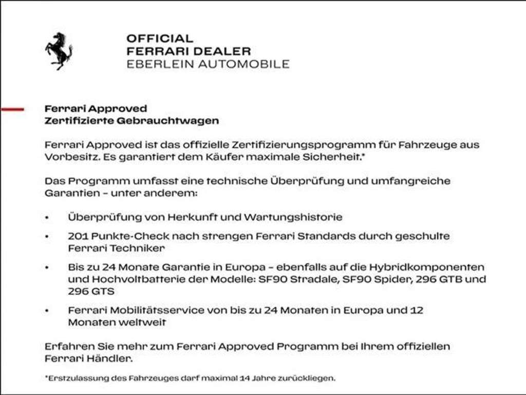 Ferrari 296 2024 Benzine