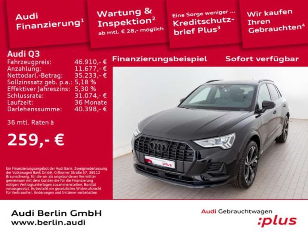 Audi Q3 2025 Benzine