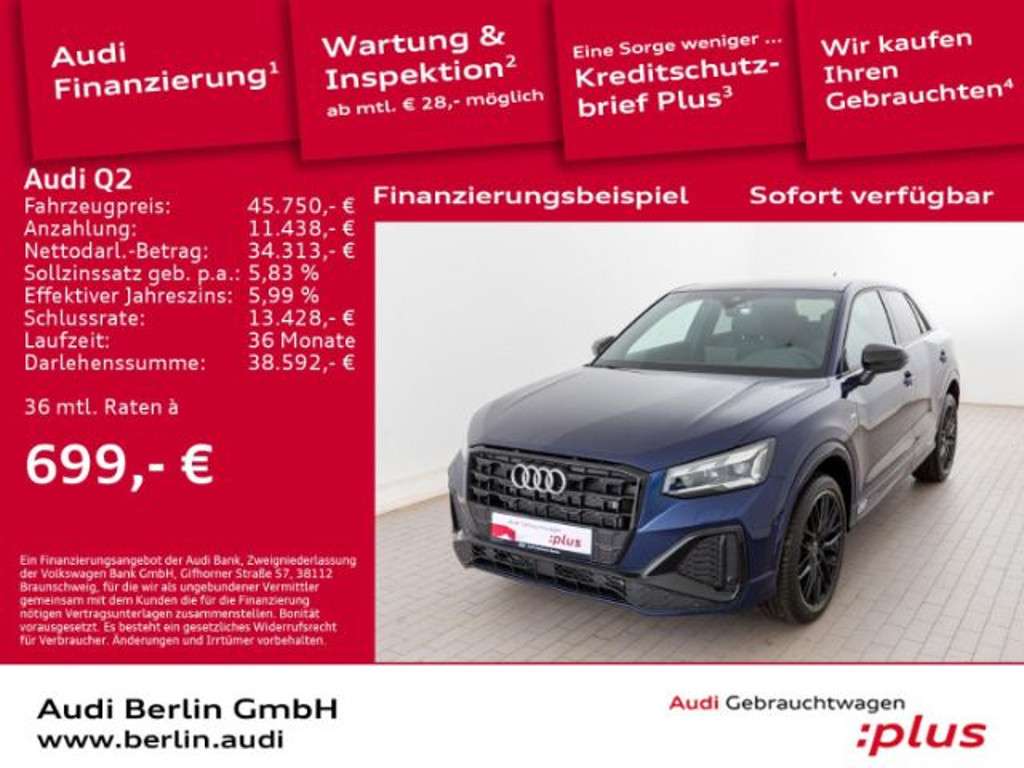 Audi Q2 2025 Benzine