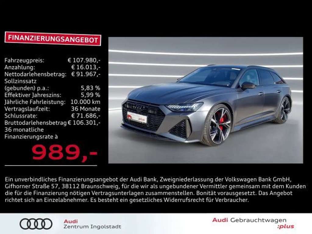 Audi RS6 2022 Benzine