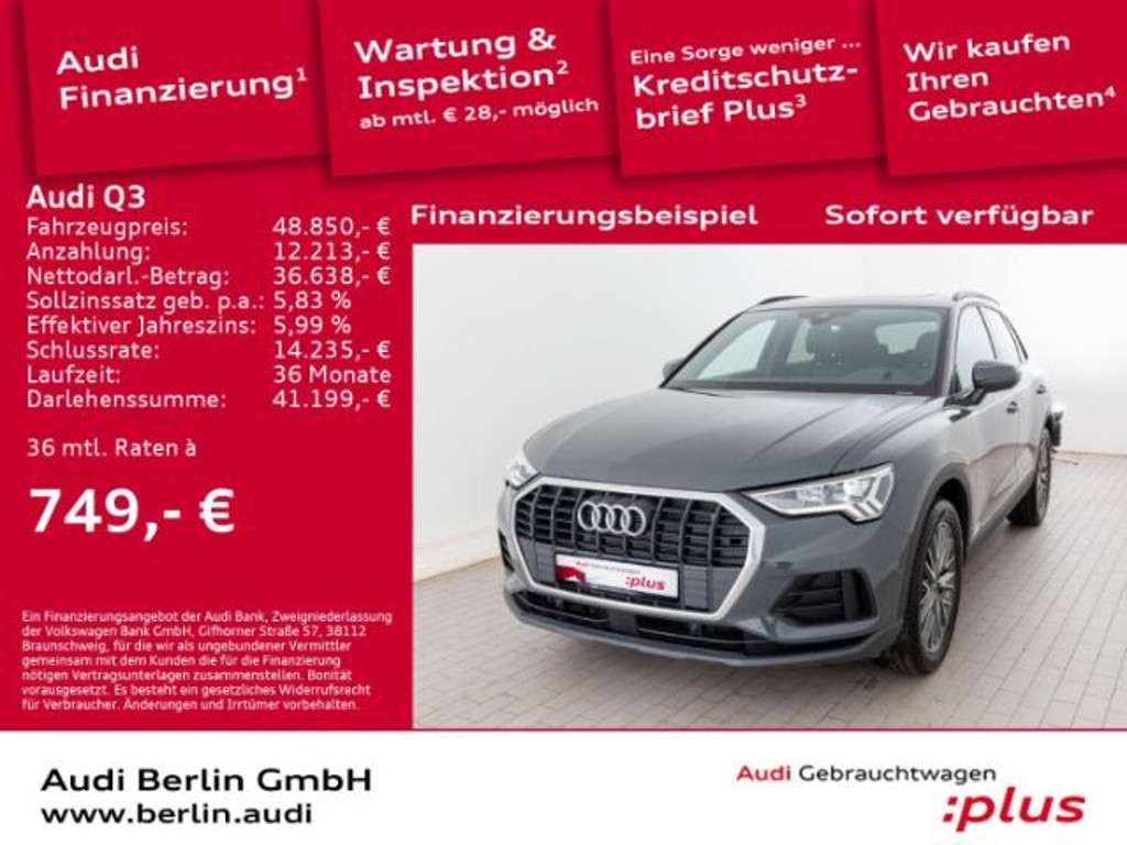 Audi Q3 2025 Benzine