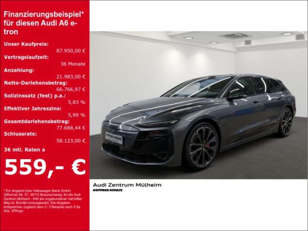 Audi A6 e-tron 2025 Elektrisch