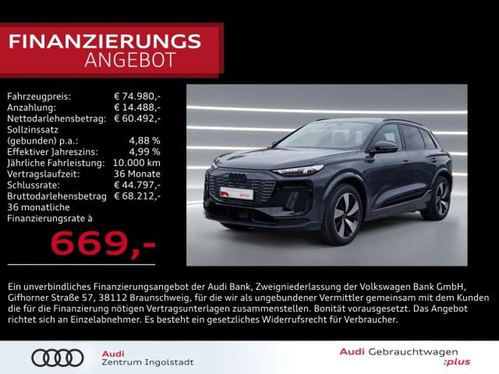 Audi Q6 e-tron 2024 Elektrisch