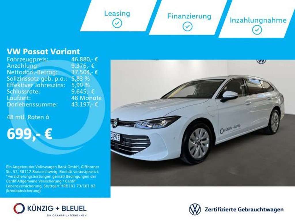 Volkswagen Passat 2025 Hybride Benzine